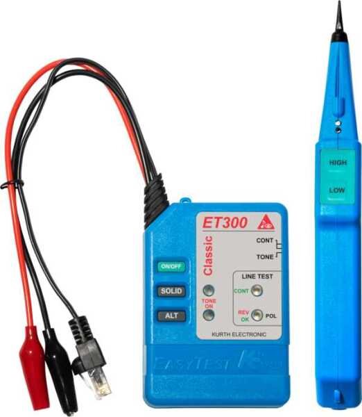 GOSSEN Leitungssucher-Set KE301 Easytest300 Probe310 Schutztasche