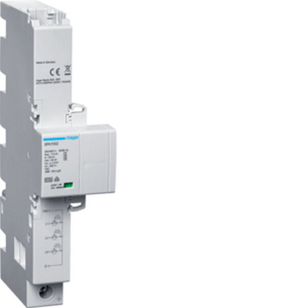 HAGER Kombiableiter SPA700Z T1+T2+T3 3P 7,5kA TNC