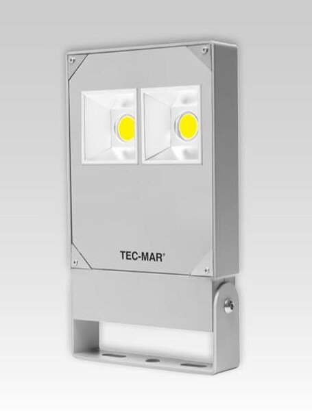 TEC-MAR LED-Strahler POLAR 2 100W 4K 16378lm CRI>80 IP66 sil
