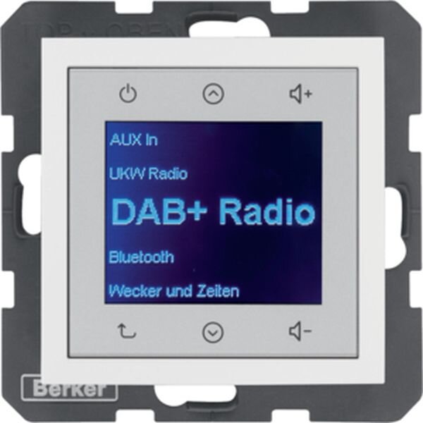 BERKER Radio Touch 30848989 UP DAB+ BT S.1/B.x pws gl&auml;nzend