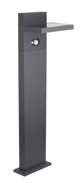 LICHTLINE Solar-Pollerleuchte LB24 Amatera Shift 3,5W 260lm 3000K anthrazit