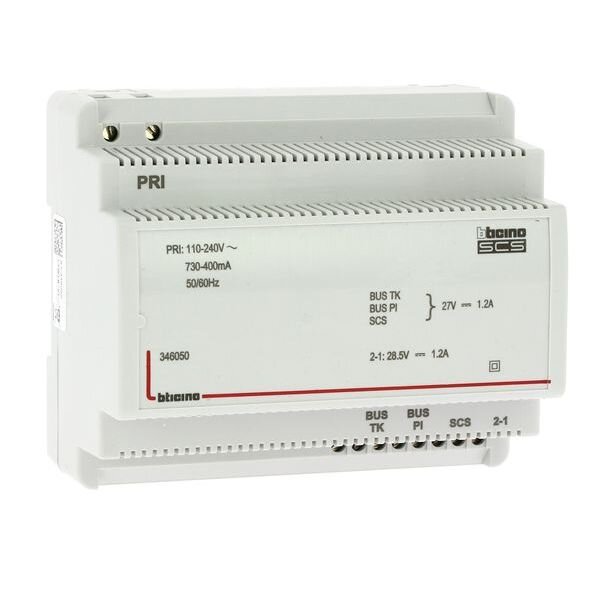 LEGRAND (BTicino) Netzger&auml;t f&uuml;r T&uuml;r-/Video 2-Draht 6TE
