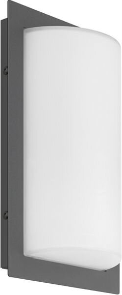 LCD LED-Wandleuchte LB24 Edelstahl graphit 12W 1200lm 3000K