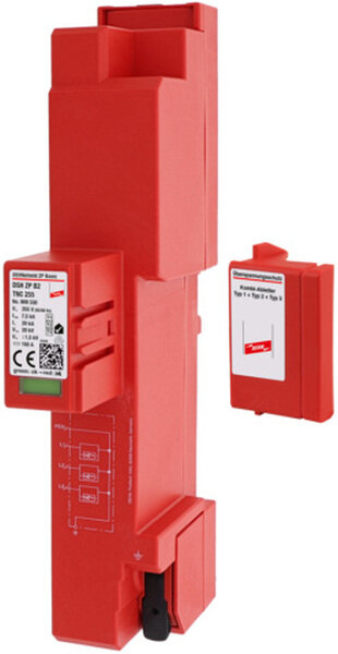 DEHN Kombi-Ableiter Typ1+2 DEHNshield DSH ZP B2 TNC 255 f&uuml;r TNC