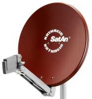 KATHREIN SAT-Spiegel ABAKUS CAS 80ro rotbraun