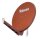 TELEVES SAT-Spiegel ABAKUS S85QSD-Z BxH85x95cm Arm klappbar rot