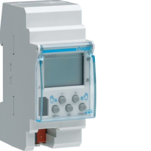HAGER Wochenschaltuhr TXA022 KNX 2 Kan&auml;le