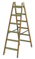 PROT Holz-Stehleiter PHSPSL26 Sprossen 2x6 L:1,73m