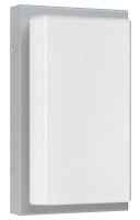 LCD LED-Wandleuchte LB24 Edelstahl hellgrau 12W 1200lm