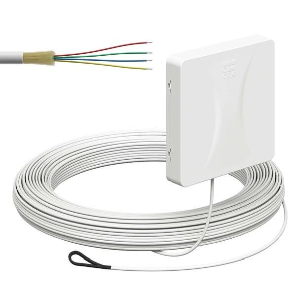 KAISER Teilnehmeranschluss Gf-TA AP 4xF LC/APC DX L:30m Zul. unten