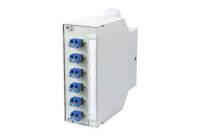 METZ CONNECT Patchpanel-LWL OpDAT REGpro splice 6xLC-D OS2