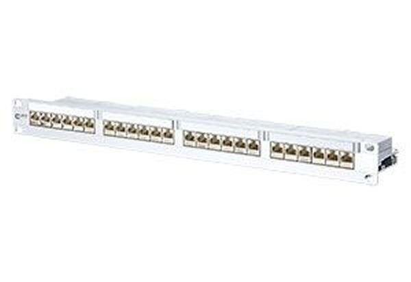 METZ CONNECT Patchpanel 19 Cat6A modular 1HE 24xRJ45 E-DAT 24x8(8) LSA