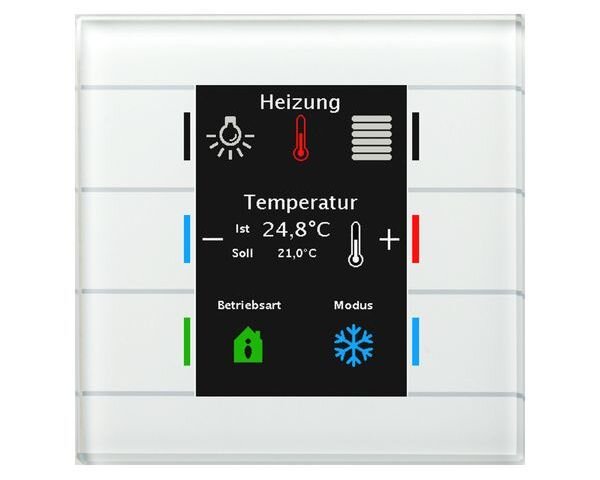 MDT Glastaster II Smart Farbdisplay Temperatursensor ws