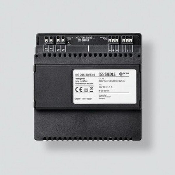 SIEDLE Netzger&auml;t NG 706-30/33-0 schwarz