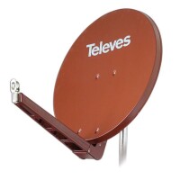 TELEVES SAT-Spiegel ABAKUS S75QSD-Z BxH75x85cm Feedarm...