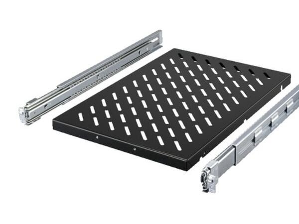 RITTAL Ger&auml;teboden f&uuml;r TS-IT ausziehbar 50kg T600-900 schwarz