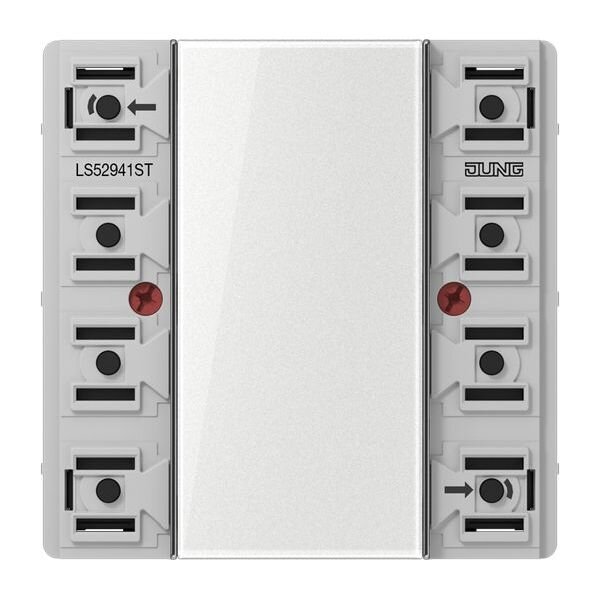 JUNG Tastsensormodul LS52941ST KNX Universal 4fach