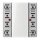 JUNG Tastsensormodul LS52941ST KNX Universal 4fach