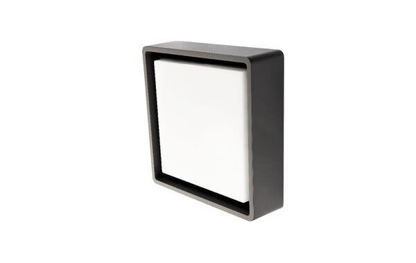 SG Leuchten LED-Wandleuchte LB24 Frame Square graphit 6W 3000K +HF-Sensor