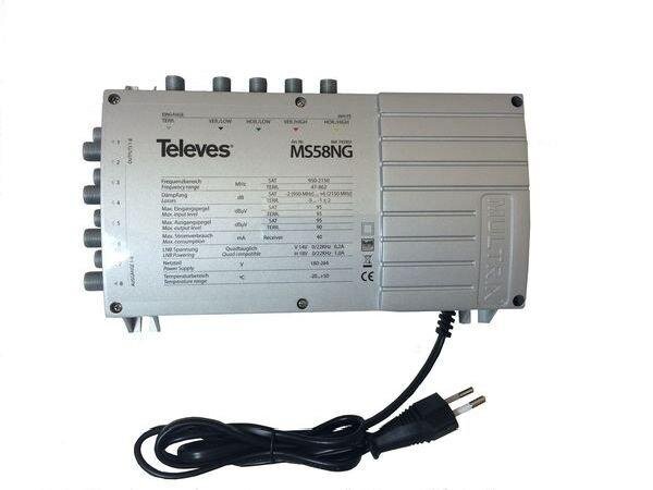 TELEVES Multischalter ABAKUS MS58NG 5 in 8 mit terr. Eing. Netzteil