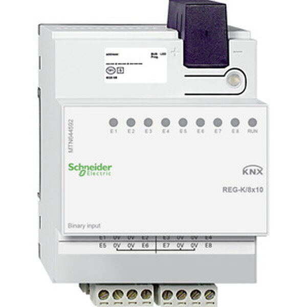 Schneider Electric Bin&auml;reingang REG-K/8x10 lichtgrau