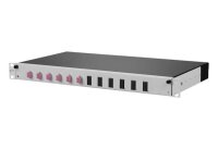METZ CONNECT Patchfeld OpDAT slide splice 6xLC-D OM4