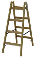 PROT Holz-Stehleiter PHSPSL24 Sprossen 2x4 L:1,2m