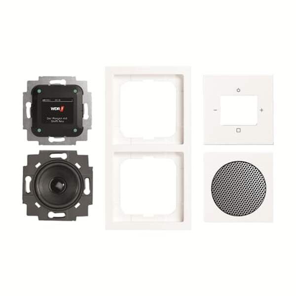 BUSCH-JAEGER Radio 8220 UJ-84-101 DAB+ Komplettset studiowei&szlig;