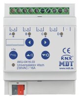MDT Universalaktor 4-fach 4TE REG 16A 230VAC 100µF...