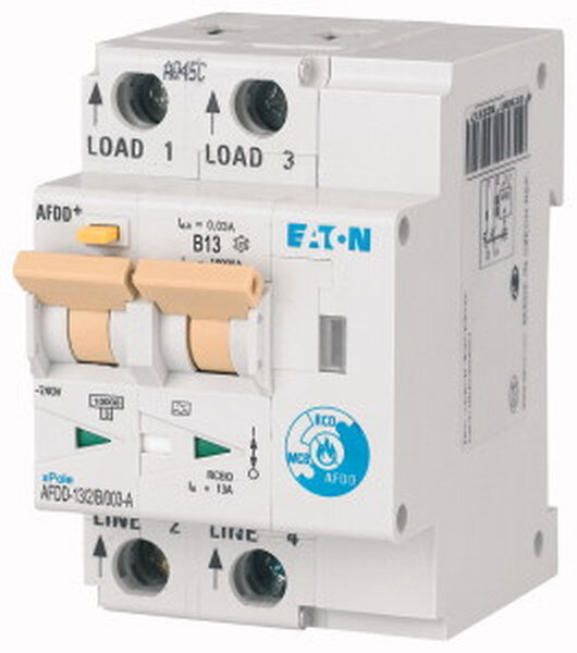 EATON Brandschutzschalter AFDD-13/2/B/003-A B13A 2polig 0,03A TypA