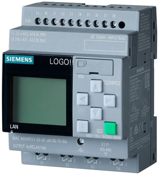SIEMENS Logikmodul 6ED1052-1MD08-0BA2 LOGO! 12/24 RCE
