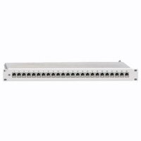 RUTENBECK Patchpanel PP-Cat.6A iso-24/1 482x44x114 lichtgrau