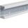 HAGER TEHALIT Br&uuml;stungskanal-Unterteil BRA6513019016 68x130mm Alu verkehrswei&szlig;