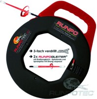 RUNPOTEC Kabeleinzugsband RUNPOTECo verdrillt D5,3mm 20m Box