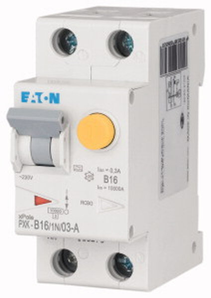 EATON FI/LS-Schalter PXK-B16/1N/03-A B16A 1polig+N 0,3A