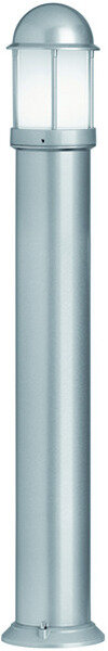 LCD Pollerleuchte LB24 alu-Druckguss hellgrau E27 max.75W