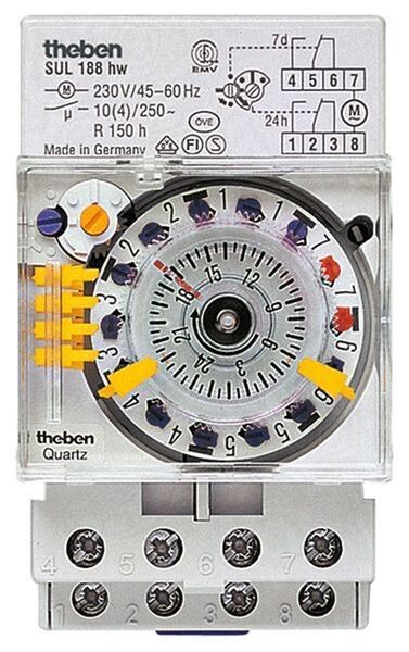 THEBEN Verteilerbauschaltuhr SUL188HW