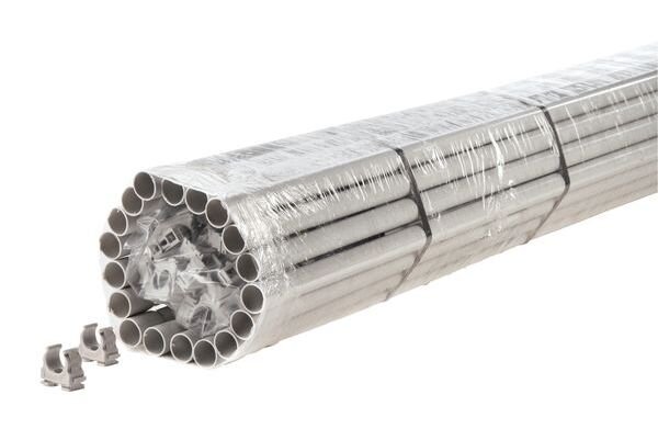 FR&Auml;NKISCHE Kunststoffpanzerrohr-Set FPKu-EM-F M25 2-Meter inkl. Schellen
