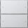 GIRA Tastsensor 2032112 3 KNX Komfort 2fach Fl&auml;che rw