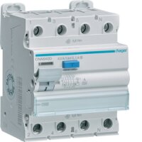 HAGER Fehlerstromschutzschalter CNA640D 4P 10kA 40A 100mA...