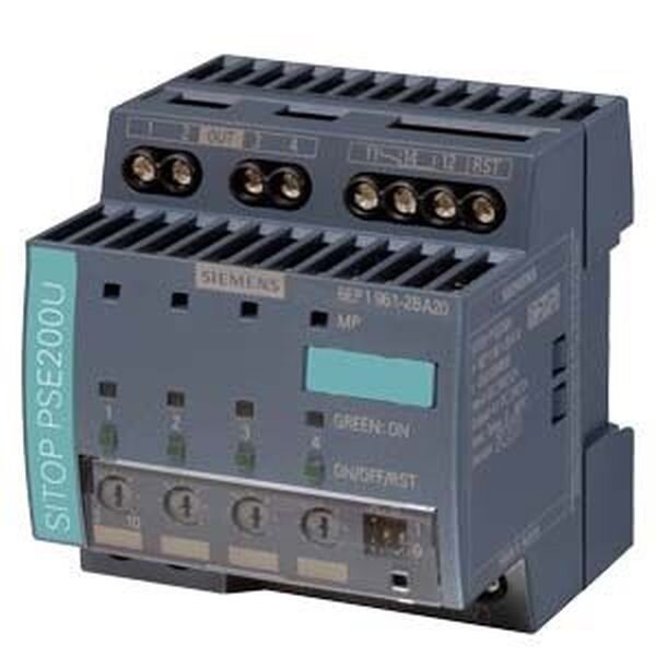 SIEMENS Selektivit&auml;tsmodul 6EP1961-2BA21 SITOP PSE200U 10A 4kanalig
