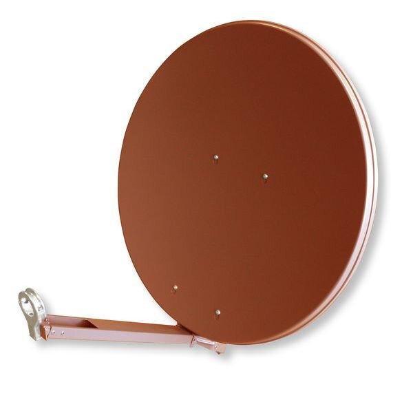 TELEVES SAT-Spiegel ABAKUS S760CL-Z ziegelrot 75x80cm