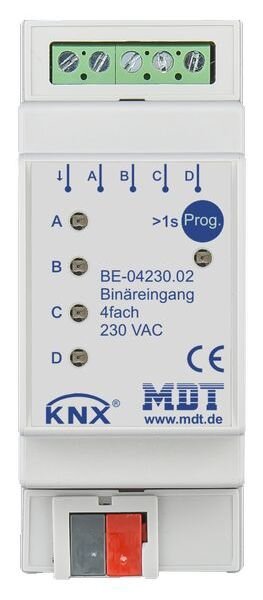 MDT Bin&auml;reingang BE-04230.02 4fach 2TE REG