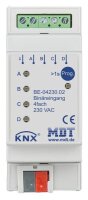 MDT Binäreingang BE-04230.02 4fach 2TE REG
