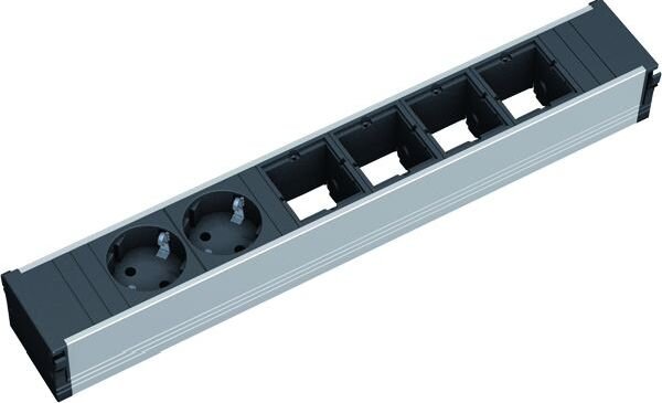 BACHMANN Steckdoseinheit 912.005 2xSCHUKO 4xABD