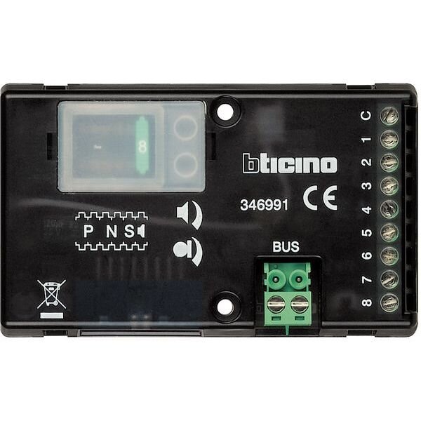LEGRAND (BTicino) Einbau-T&uuml;rlautsprecher 346991 2-Draht f&uuml;r 8 Ruftasten