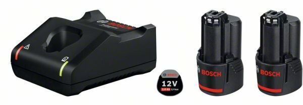 BOSCH Starter-Set +GAL 12V-40(2x2.0,C) CLC