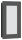 LCD LED-Wandleuchte LB24 12W 1200lm 3000K graphit Edelstahl