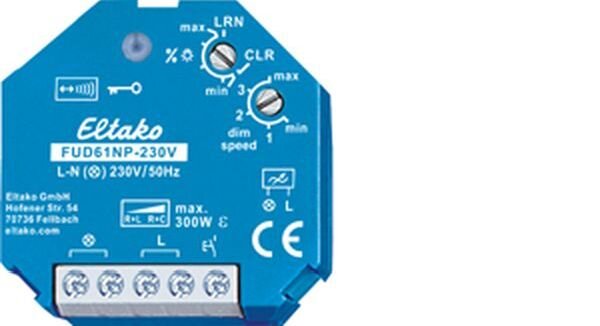 ELTAKO Universal-Dimmschalter FUD61NP-230V Funk-Aktor ohne N