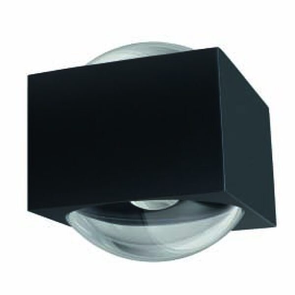 LCD LED-Wandleuchte LB24 2x6,25W 3000K 2x625lm IP65 Alu D graphit
